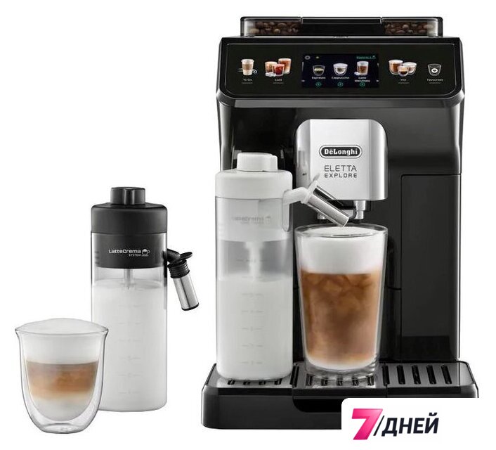 Кофемашина DeLonghi Eletta Explore ECAM450.55.G - Изображение №1 — Интернет-магазин 7 дней