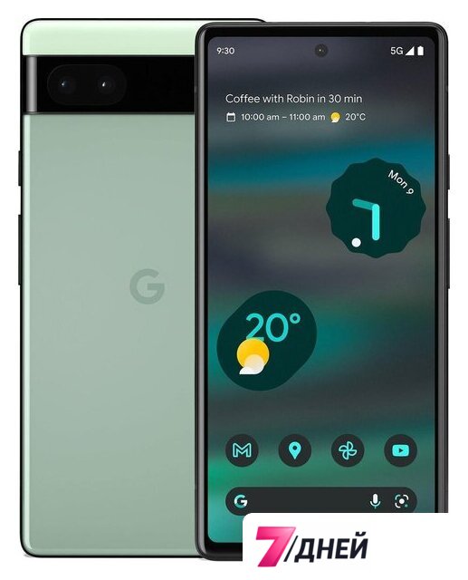 Телефон Google Pixel 6a 6GB/128GB (шалфей) - Изображение №1 — Интернет-магазин 7 дней