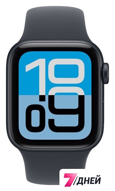 Умные часы Apple Watch SE 3 40 мм (алюминиевый корпус, полуночный/полуночный, спортивный силиконовый ремешок S/M) - Изображение №2 — Интернет-магазин 7 дней
