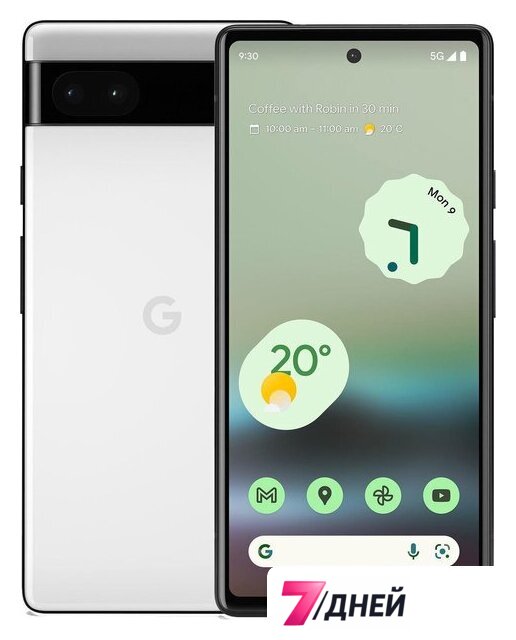 Телефон Google Pixel 6a 6GB/128GB (мел) - Изображение №1 — Интернет-магазин 7 дней