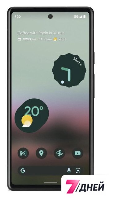 Телефон Google Pixel 6a 6GB/128GB (мел) - Изображение №2 — Интернет-магазин 7 дней