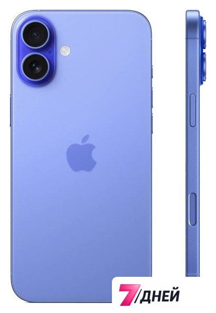 Телефон Apple iPhone 16 Plus Dual eSim 128GB (ультрамарин) - Изображение №2 — Интернет-магазин 7 дней