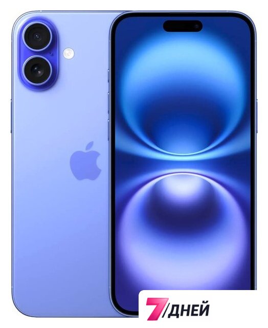Телефон Apple iPhone 16 Plus Dual eSim 128GB (ультрамарин) - Изображение №1 — Интернет-магазин 7 дней