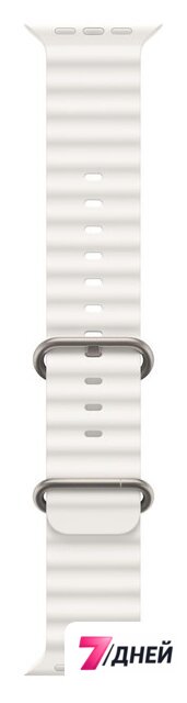 Умные часы Apple Watch Ultra 2 LTE 49 мм (титановый корпус, титановый/белый, ремешок из эластомера) - Изображение №3 — Интернет-магазин 7 дней