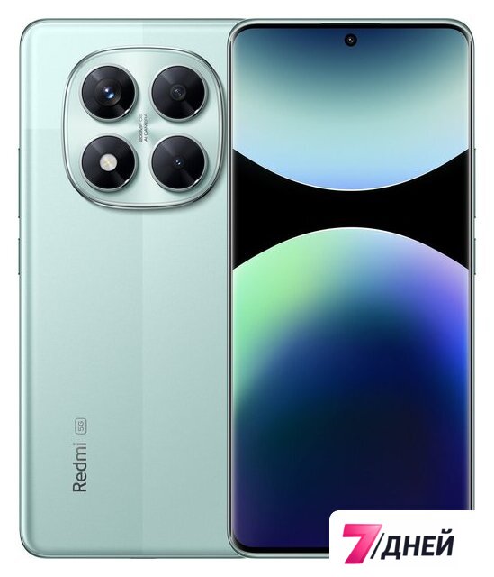 Телефон Xiaomi Redmi Note 14 Pro 5G 12GB/256GB международная версия (зеленый) - Изображение №1 — Интернет-магазин 7 дней