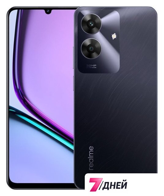Телефон Realme Note 60 RMX3933 6GB/128GB (черный) - Изображение №1 — Интернет-магазин 7 дней