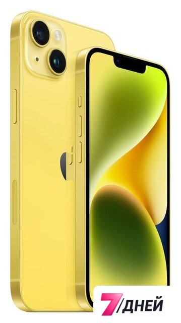 Телефон Apple iPhone 14 Plus Dual SIM 128GB (желтый) - Изображение №2 — Интернет-магазин 7 дней