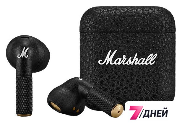 Наушники Marshall Minor IV (черный) - Изображение №1 — Интернет-магазин 7 дней