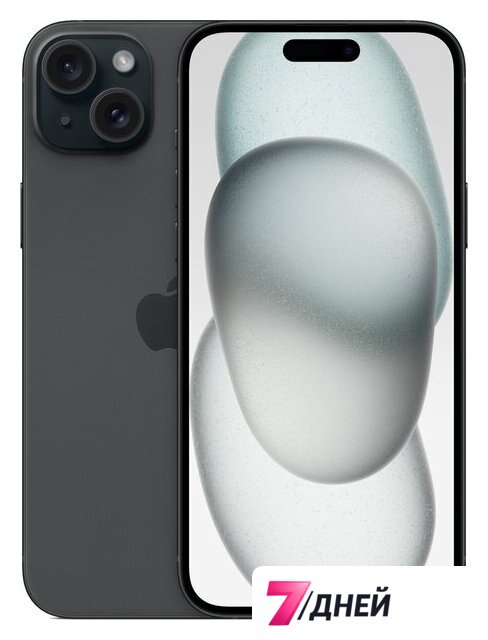 Телефон Apple iPhone 15 Plus 256GB (черный) - Изображение №1 — Интернет-магазин 7 дней