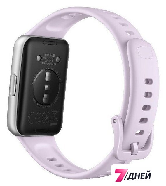 Фитнес-браслет Huawei Band 11 (серебристый полимерный корпус, с сиреневым силиконовым ремешком, международная версия) - Изображение №5 — Интернет-магазин 7 дней