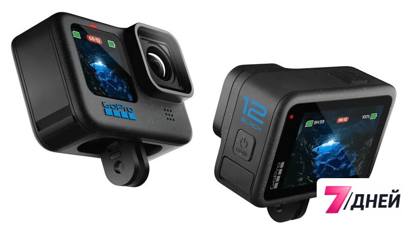 Экшен-камера GoPro HERO12 Black - Изображение №1 — Интернет-магазин 7 дней