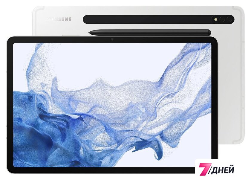 Планшет Samsung Galaxy Tab S8 Wi-Fi SM-X700 8GB/256GB (серебро) - Изображение №1 — Интернет-магазин 7 дней