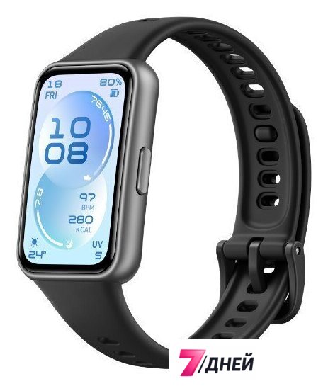 Фитнес-браслет Huawei Band 11 (черный полимерный корпус, с черным силиконовым ремешком, международная версия) - Изображение №1 — Интернет-магазин 7 дней