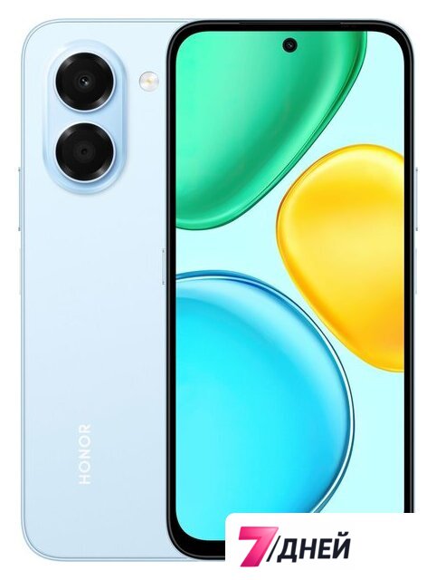 Телефон HONOR X7e LAB-LX1 6GB/256GB международная версия (голубой) - Изображение №1 — Интернет-магазин 7 дней