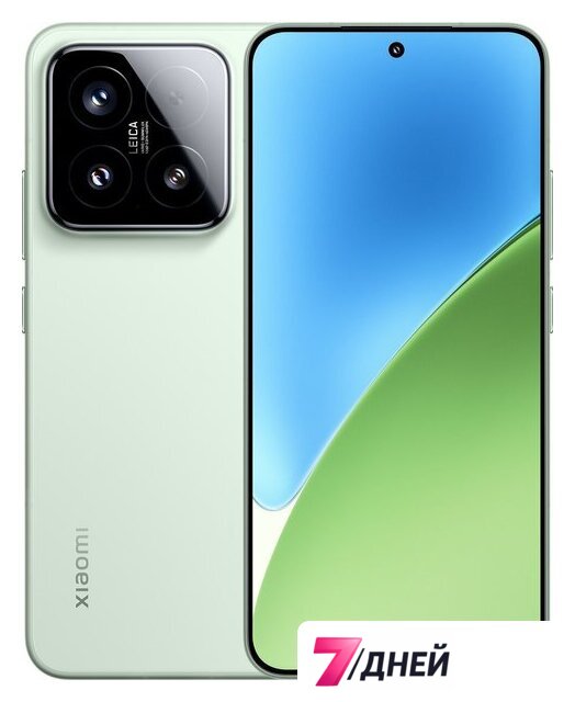 Телефон Xiaomi 15 12GB/512GB международная версия (зеленый) - Изображение №1 — Интернет-магазин 7 дней