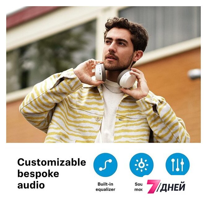 Наушники Sennheiser Momentum 4 Wireless (белый) - Изображение №3 — Интернет-магазин 7 дней