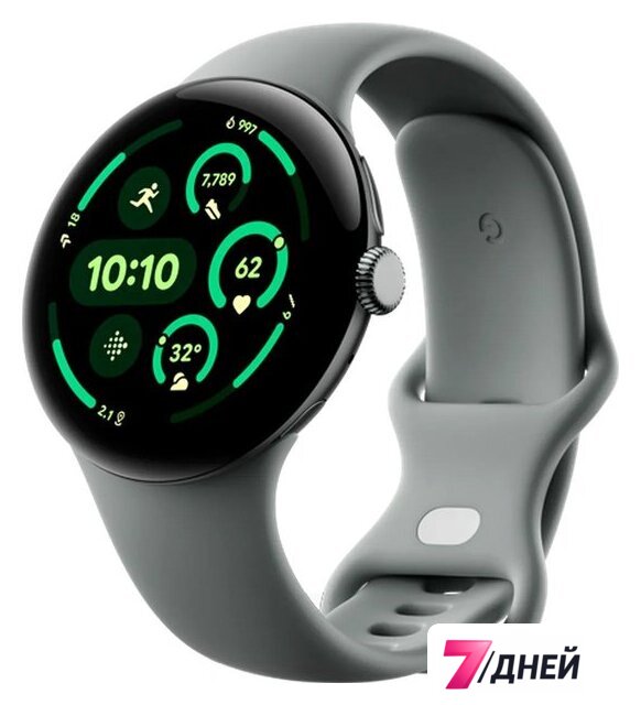 Умные часы Google Pixel Watch 3 45 мм (лесной орех/лесной орех, спортивный силиконовый ремешок) - Изображение №1 — Интернет-магазин 7 дней