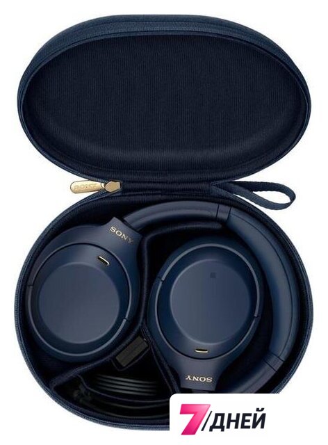 Наушники Sony WH-1000XM4 (синий) - Изображение №8 — Интернет-магазин 7 дней