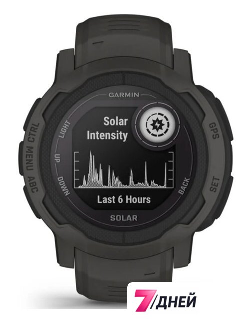 Умные часы Garmin Instinct 2 Solar (черный) - Изображение №2 — Интернет-магазин 7 дней