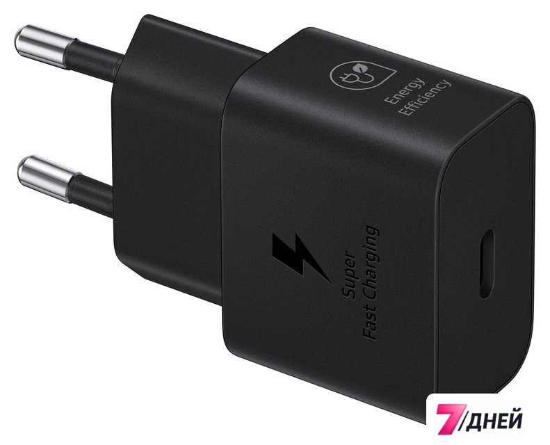 Сетевое зарядное Samsung EP-T2510NBEGEU - Изображение №1 — Интернет-магазин 7 дней