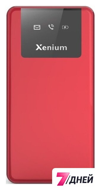 Кнопочный телефон Xenium X600 (красный) - Изображение №2 — Интернет-магазин 7 дней