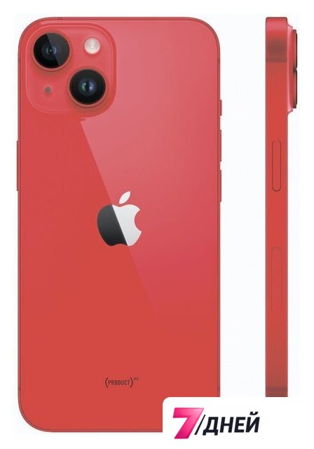 Телефон Apple iPhone 14 128GB (PRODUCT)RED - Изображение №2 — Интернет-магазин 7 дней
