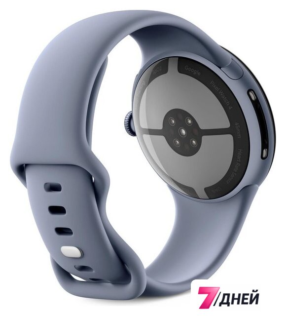Умные часы Google Pixel Watch 4 45 мм (лунный камень/лунный камень, спортивный силиконовый ремешок) - Изображение №4 — Интернет-магазин 7 дней