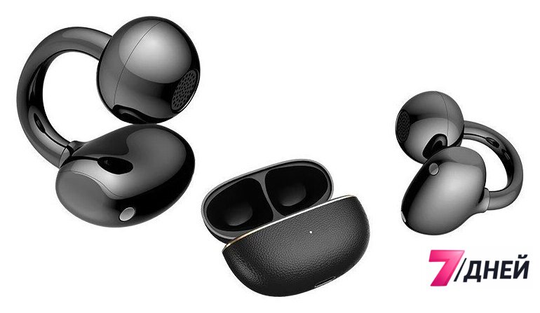 Наушники HONOR Choice Earbuds Clip 2 Pro (черный, международная версия) - Изображение №2 — Интернет-магазин 7 дней