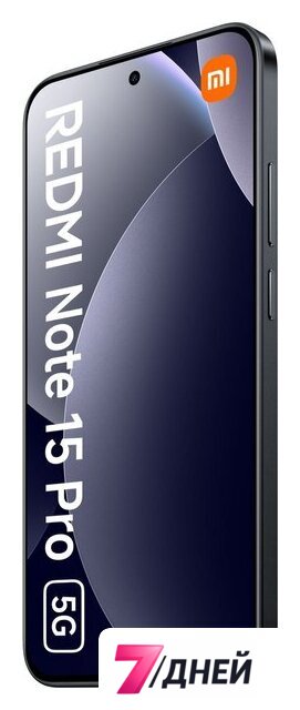 Телефон Xiaomi Redmi Note 15 Pro 5G 8GB/256GB международная версия (черный) - Изображение №5 — Интернет-магазин 7 дней