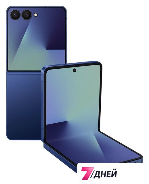 Телефон Samsung Galaxy Z Flip7 SM-F766B 12GB/512GB (синий) - Изображение №1 — Интернет-магазин 7 дней