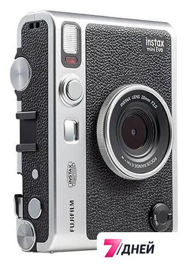 Фотоаппарат Fujifilm Instax Mini Evo (серебристый/черный) - Изображение №3 — Интернет-магазин 7 дней