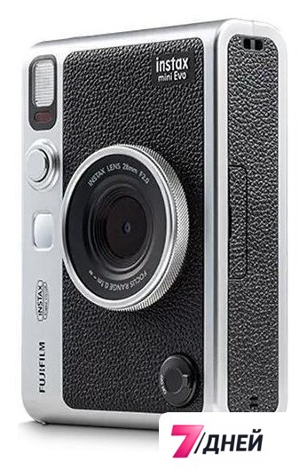 Фотоаппарат Fujifilm Instax Mini Evo (серебристый/черный) - Изображение №4 — Интернет-магазин 7 дней