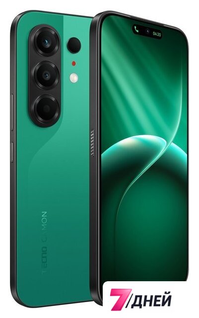 Телефон Tecno Camon 50 CN5 8GB/256GB (зеленый) - Изображение №1 — Интернет-магазин 7 дней