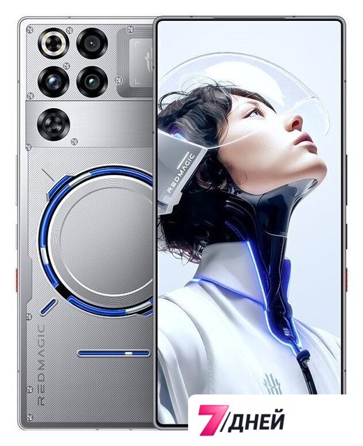 Телефон Nubia RedMagic 11 Pro 24GB/1TB международная версия (серебристый прозрачный) - Изображение №1 — Интернет-магазин 7 дней