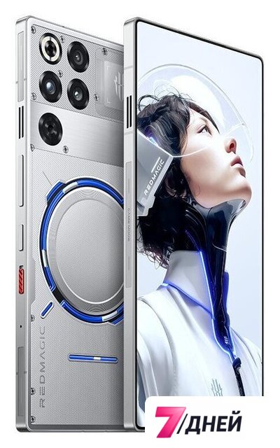 Телефон Nubia RedMagic 11 Pro 24GB/1TB международная версия (серебристый прозрачный) - Изображение №2 — Интернет-магазин 7 дней
