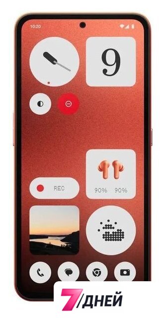 Телефон CMF Phone 1 8GB/256GB (оранжевый) - Изображение №3 — Интернет-магазин 7 дней
