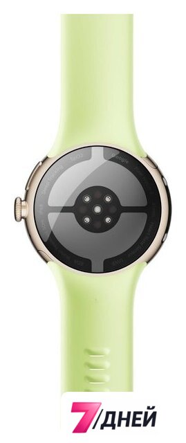 Умные часы Google Pixel Watch 4 41 мм (глянцевый золотистый/лемонграсс, спортивный силиконовый ремешок) - Изображение №6 — Интернет-магазин 7 дней