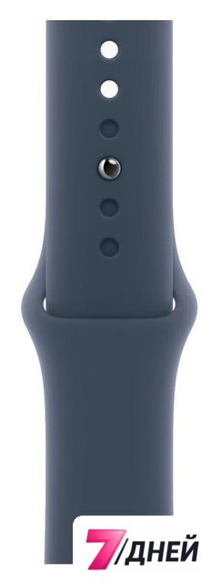 Умные часы Apple Watch SE 2 40 мм (алюминиевый корпус, серебристый/грозовой синий, спортивный силиконовый ремешок M/L) - Изображение №3 — Интернет-магазин 7 дней