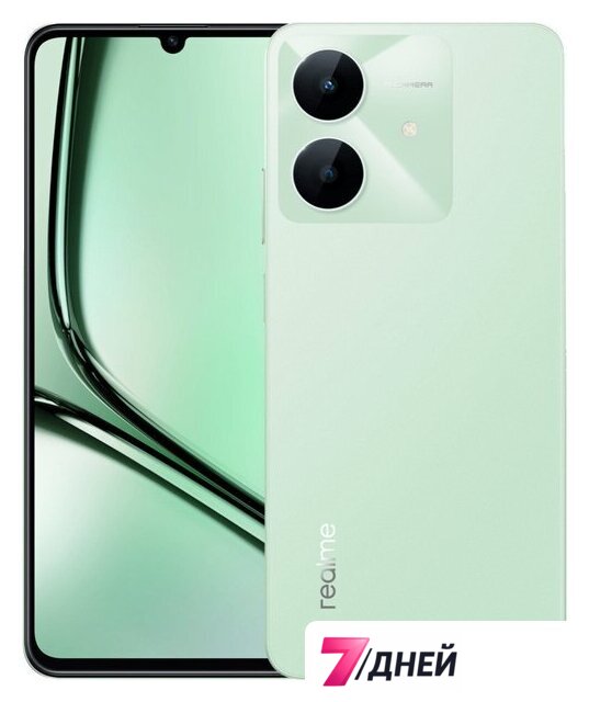Телефон Realme Note 60x RMX3938 4GB/128GB (зеленый) - Изображение №2 — Интернет-магазин 7 дней