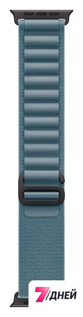 Умные часы Apple Watch Ultra 3 LTE 49 мм (титановый корпус, черный/голубой, текстильный ремешок размера S) - Изображение №3 — Интернет-магазин 7 дней