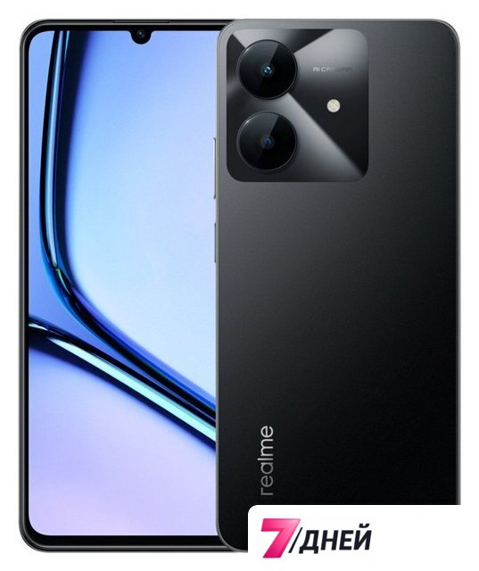 Телефон Realme Note 60x RMX3938 4GB/128GB (черный) - Изображение №2 — Интернет-магазин 7 дней
