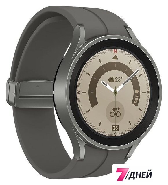 Умные часы Samsung Galaxy Watch 5 Pro 45 мм (серый титан) - Изображение №5 — Интернет-магазин 7 дней