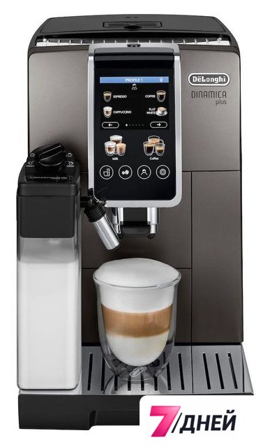 Кофемашина DeLonghi Dinamica Plus ECAM 380.95.TB - Изображение №1 — Интернет-магазин 7 дней