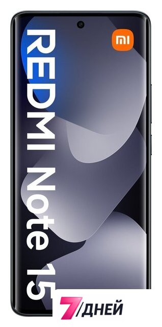 Телефон Xiaomi Redmi Note 15 8GB/128GB международная версия (черный) - Изображение №2 — Интернет-магазин 7 дней