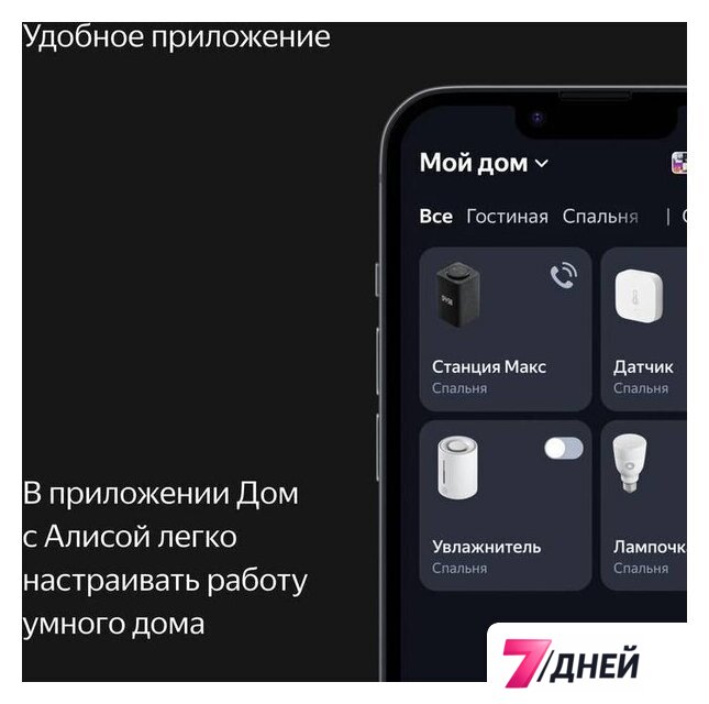 Умная колонка Яндекс Станция Макс (с хабом умного дома Zigbee, черный) - Изображение №12 — Интернет-магазин 7 дней