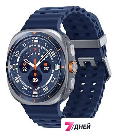 Умные часы Samsung Galaxy Watch Ultra 2025 47 мм LTE (синий титан) - Изображение №1 — Интернет-магазин 7 дней