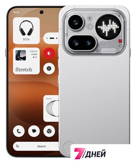 Телефон Nothing Phone (4a) Pro 12GB/256GB (серебристый) - Изображение №1 — Интернет-магазин 7 дней