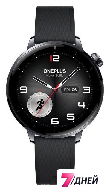 Умные часы OnePlus Watch 3 43 мм (черный) - Изображение №2 — Интернет-магазин 7 дней