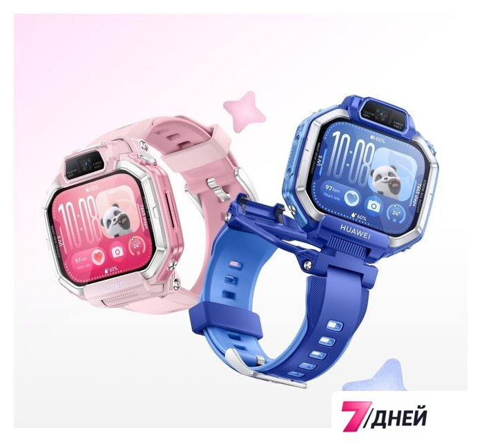 Детские умные часы Huawei Watch Kids X1 (синий, с синим ремешком, международная версия) - Изображение №9 — Интернет-магазин 7 дней