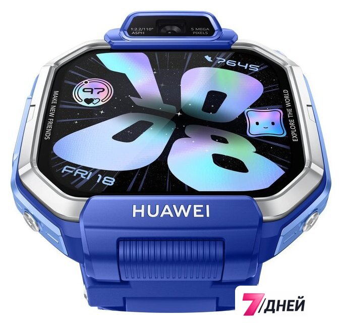Детские умные часы Huawei Watch Kids X1 (синий, с синим ремешком, международная версия) - Изображение №2 — Интернет-магазин 7 дней